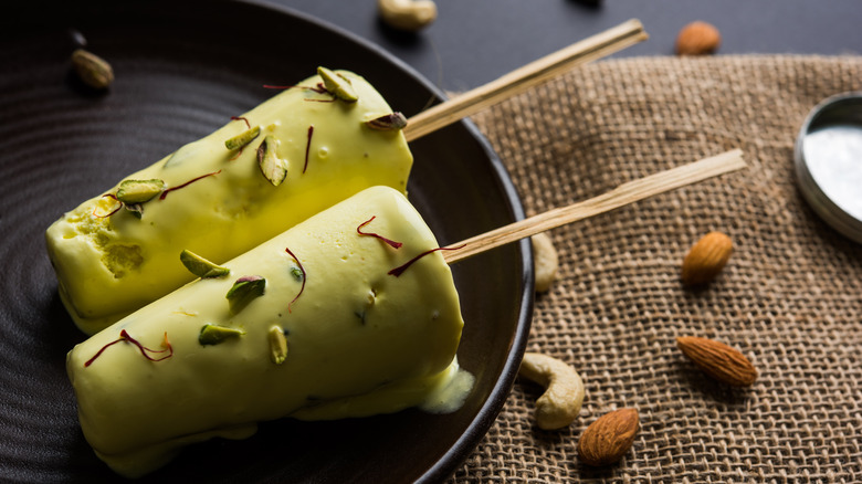 Kulfi on a stick