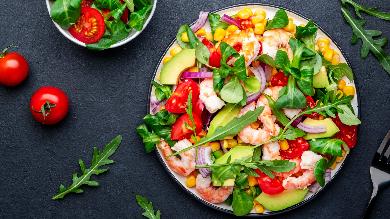 Leftover Shrimp Is Begging To Be Repurposed Into Salad