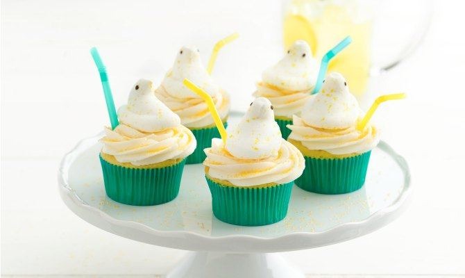 Lemonade Peeps Cupcakes