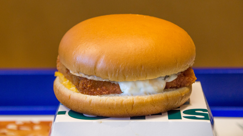 McDonald's filet-o-fish sandwich