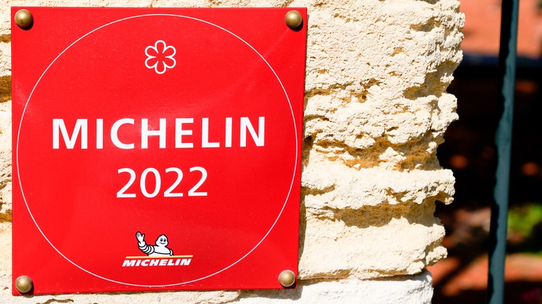 Michelin Guide sign in 2022