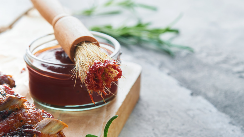 BBQ sauce in bowl