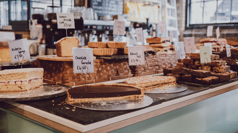 London bakery display