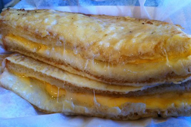 Inside-Out Grilled Cheese — Edzo's Burger Shop, Evanston, Ill.