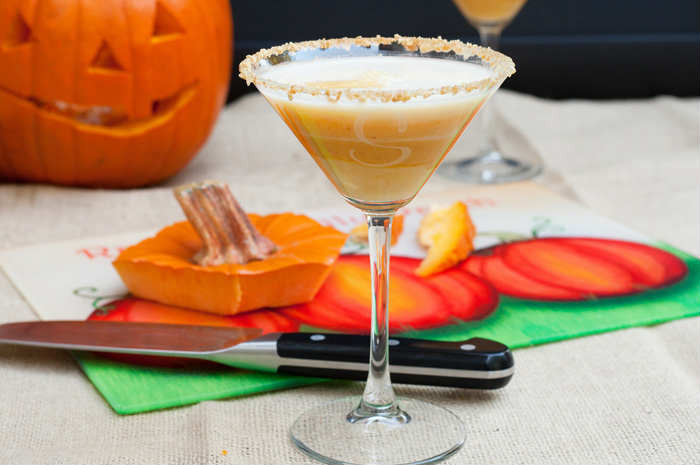 Orange Spiced Pumpkin Pie Martini