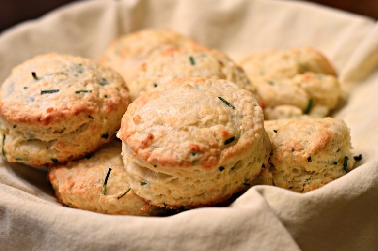 Chive and Cheddar Buttermilk Biscuits