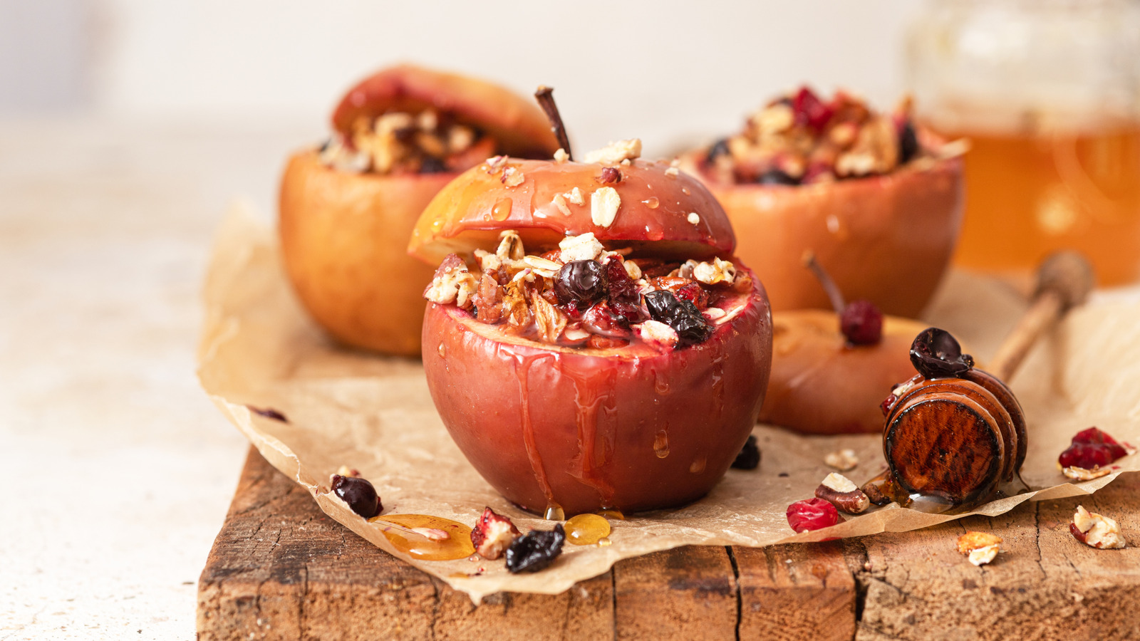 Make Baked Apples Even Better With One Sweet And Tangy Sauce