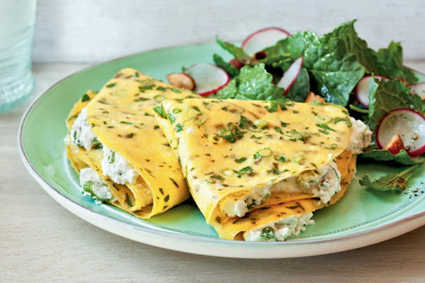 Herbed Egg Crepes