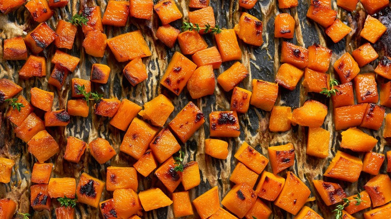 Roasted butternut squash