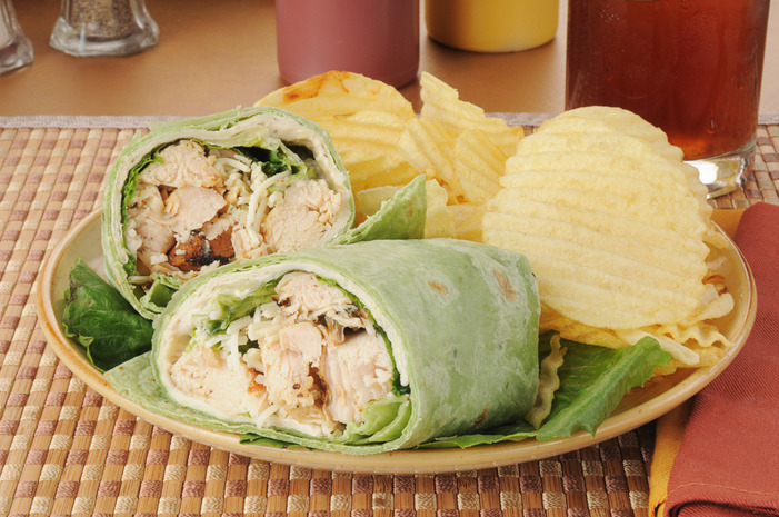 Grilled Turkey Caesar Wrap