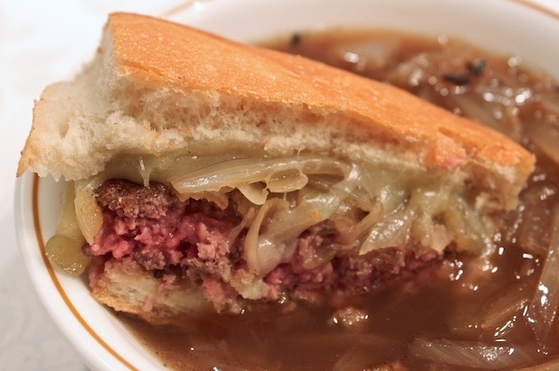 The Ultimate French Onion Soup Burger