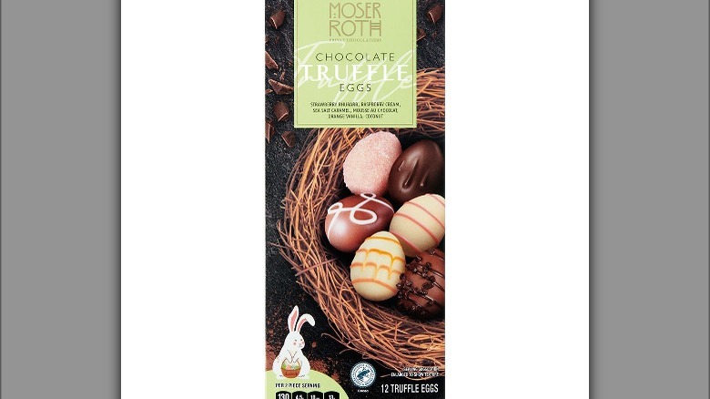 Aldi chocolate truffle eggs