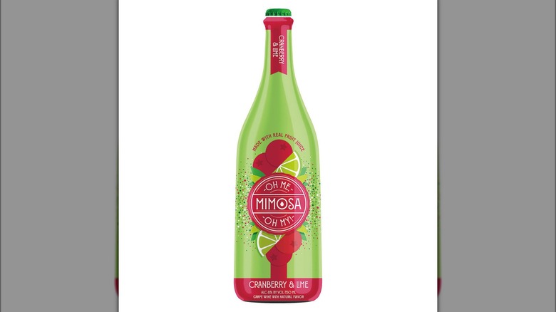 Aldi cranberry-lime mimosa