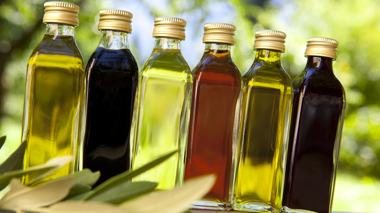 salad dressing bottles