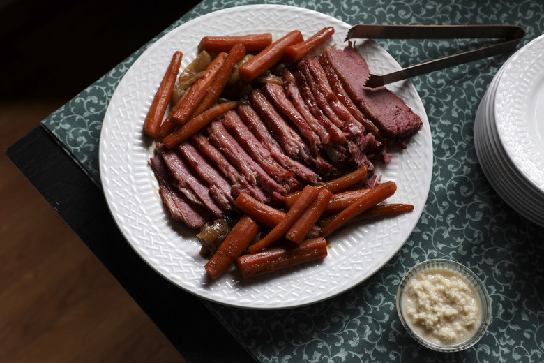 Maple-glazed Corned Beef With Orange and Stout