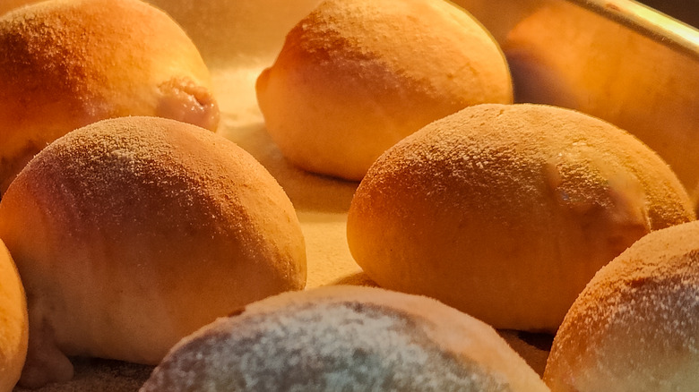 Loaves of potato bread