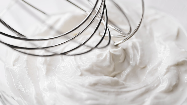 Whisk in whipped cream