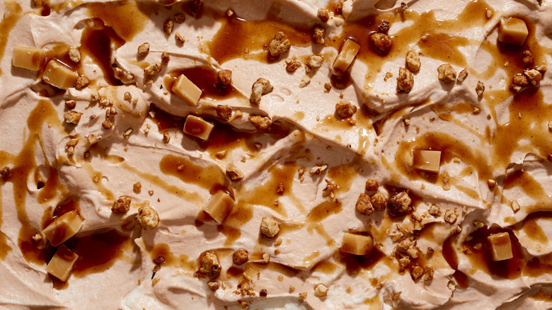 Caramel popcorn ice cream