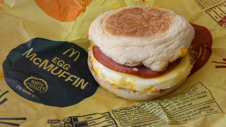 McDonald's egg McMuffin