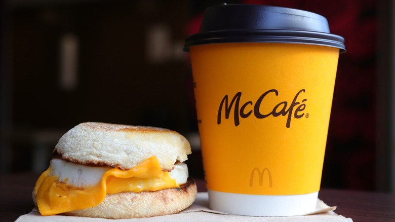 egg McMuffin and coffee