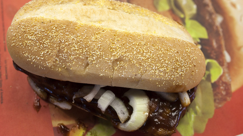 mcrib sandwich