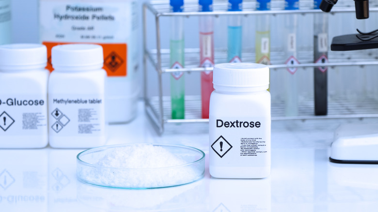 dextrose in a lab