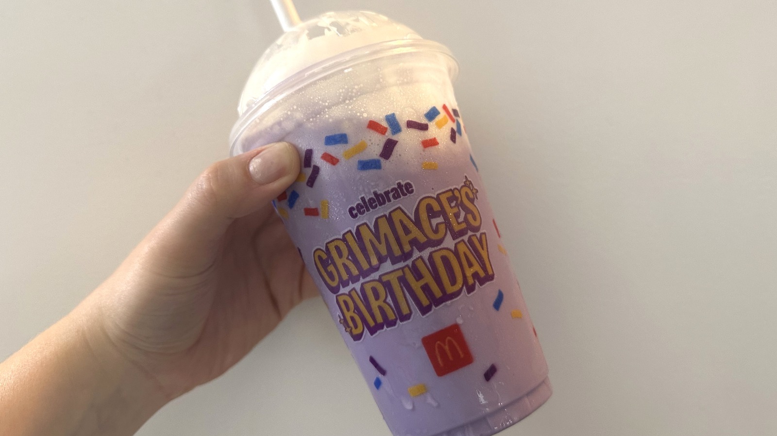 McDonald's Grimace Birthday Shake Review It Doesn't Taste Like Berry