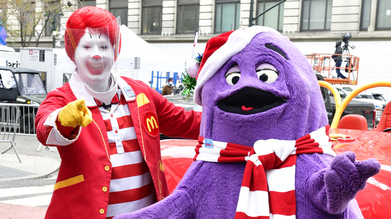 Ronald and Grimace