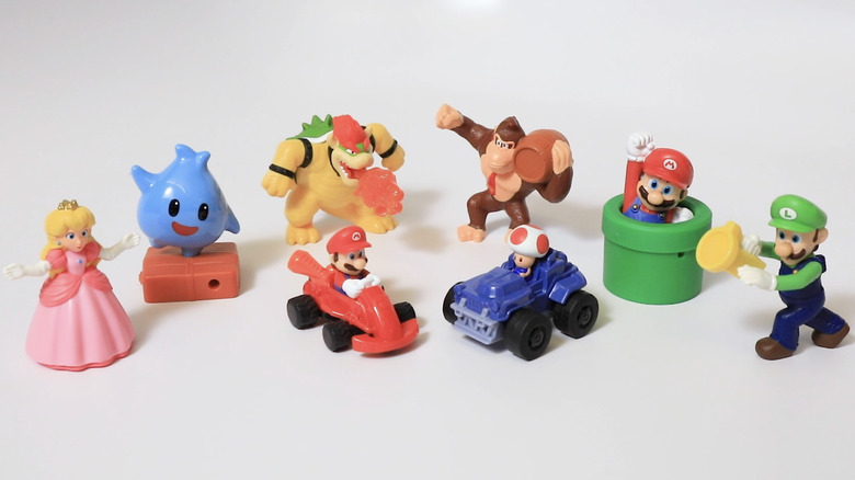 Happy Meal Super Mario Bros toys