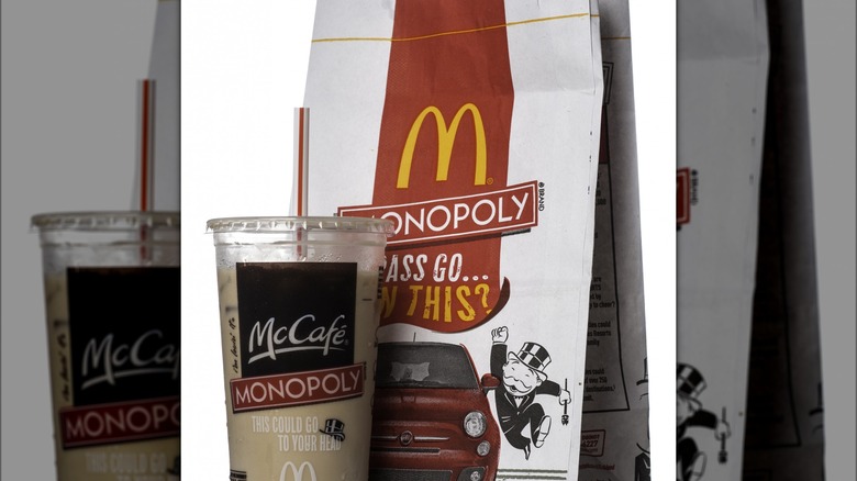 McDonald's Monopoly bag