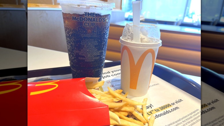 McDonald's soda and McFlurry