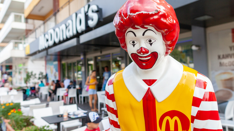 Ronald McDonald statue