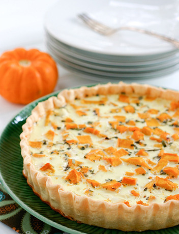 Savory Pumpkin Quiche