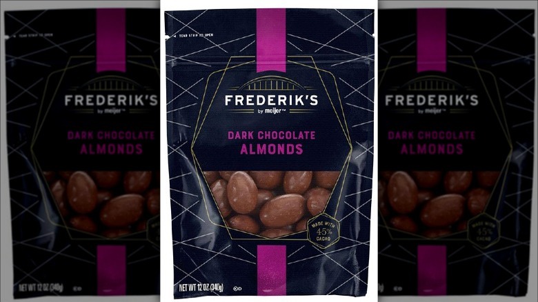 bag of Frederik's dark chocolate almonds