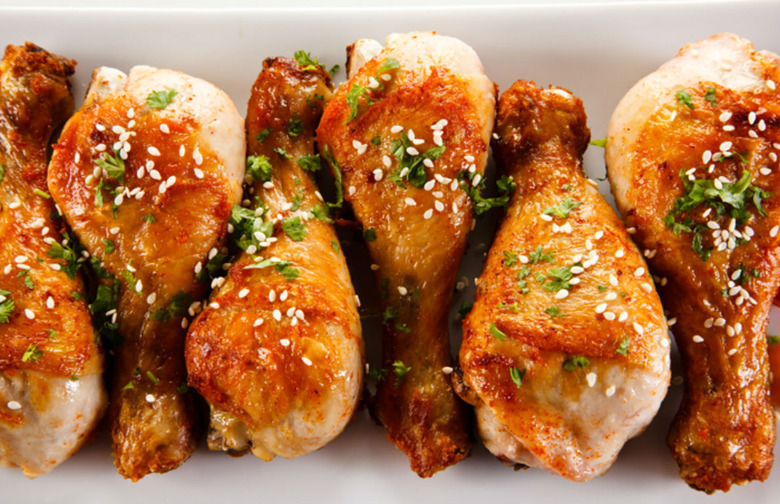 Grilled Beer and Buttermilk Chicken With Sriracha Glaze