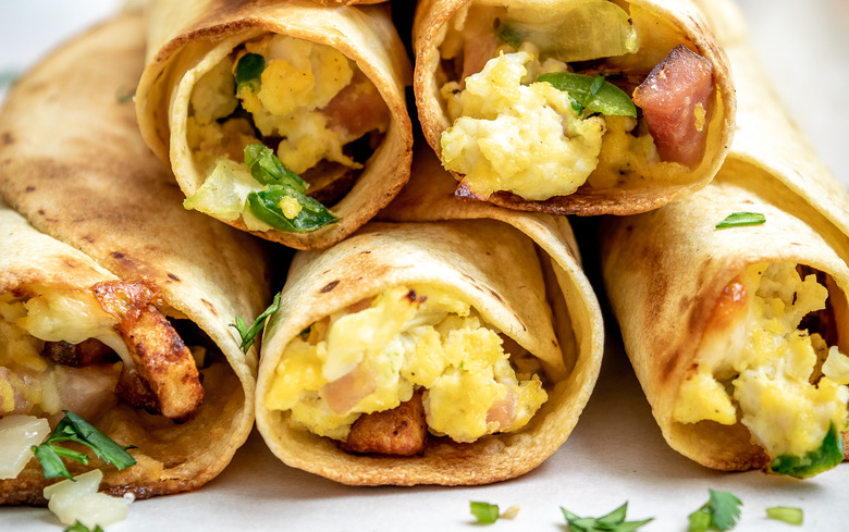 Baked Breakfast Taquitos