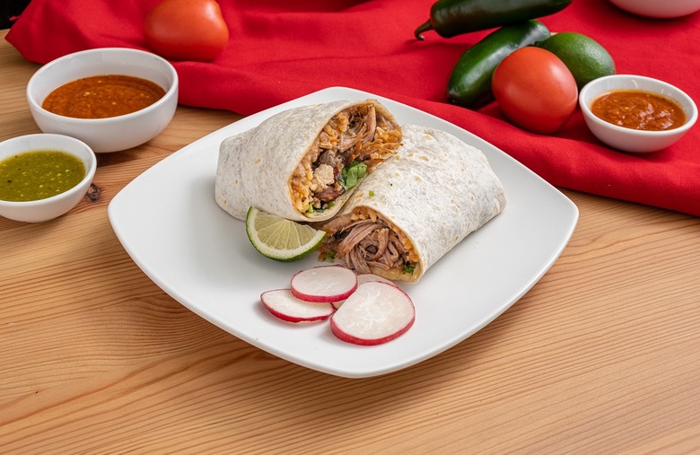 Pork Al Pastor Burritos 