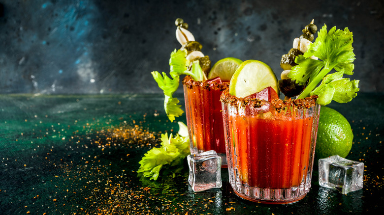 Bloody Mary cocktails