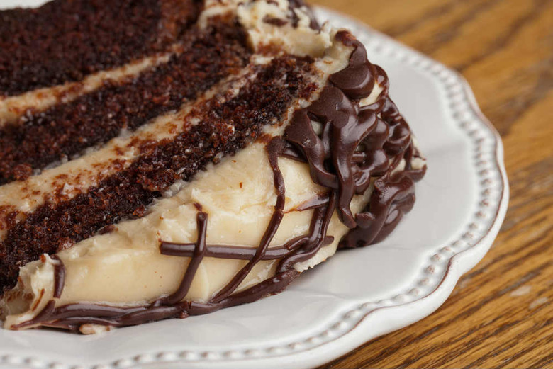 Caribbean Cake with Peanut Butter Frosting