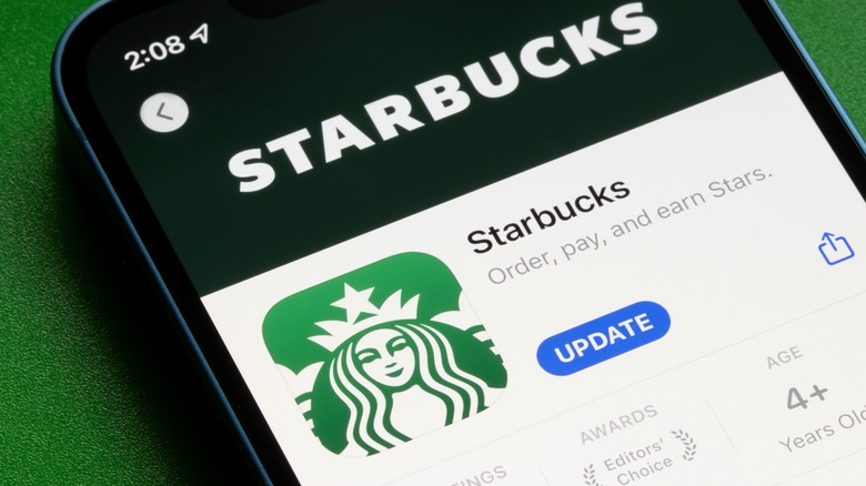 Starbucks Ordering app