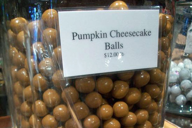 Pumpkin Cheesecake Balls — Chocolat du Monde, Houston