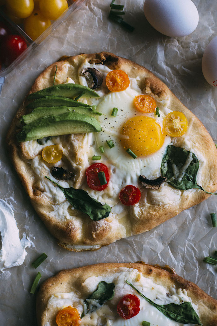 Mini Egg Pizzas