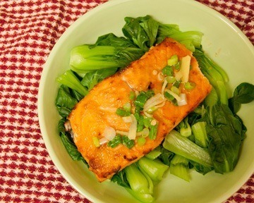 Miso-Glazed Broiled Salmon