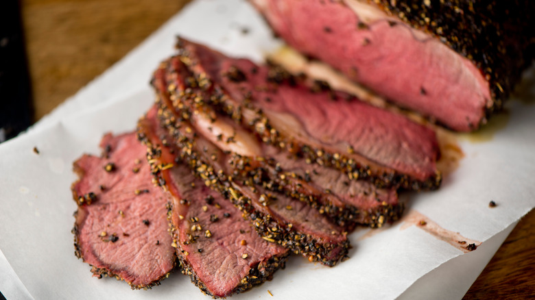 Prime rib with seasoning