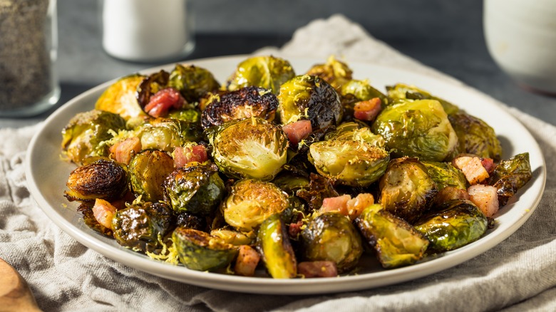 Brussels sprouts with pancetta 
