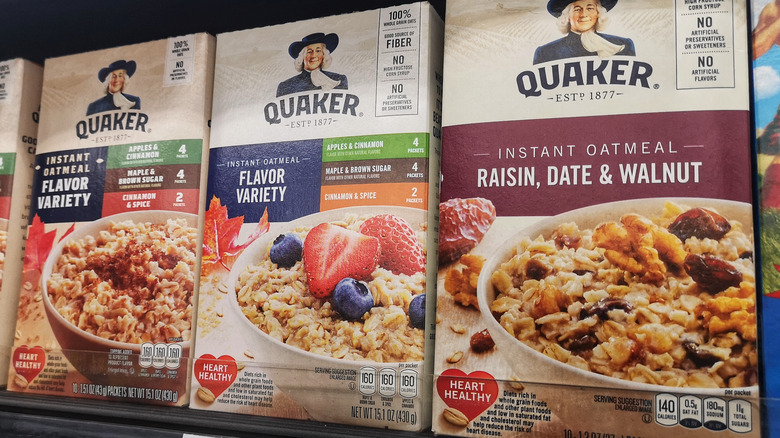 Instant Oatmeal on Supermarket Shelves
