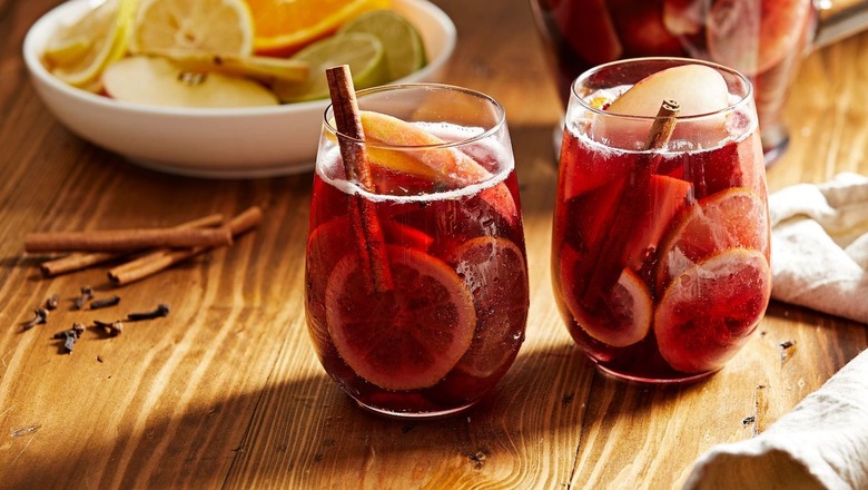 Sparkling Sangria Mocktail