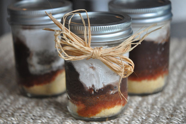 S'mores Pudding in a Jar