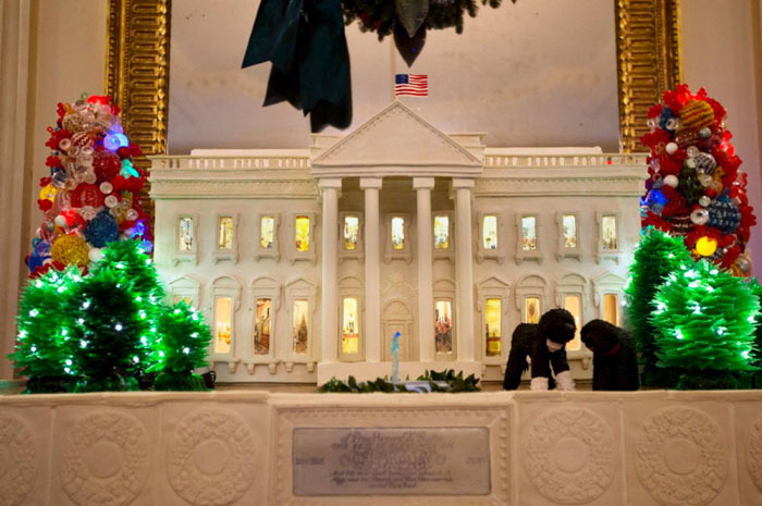 The Gingerbread White House 