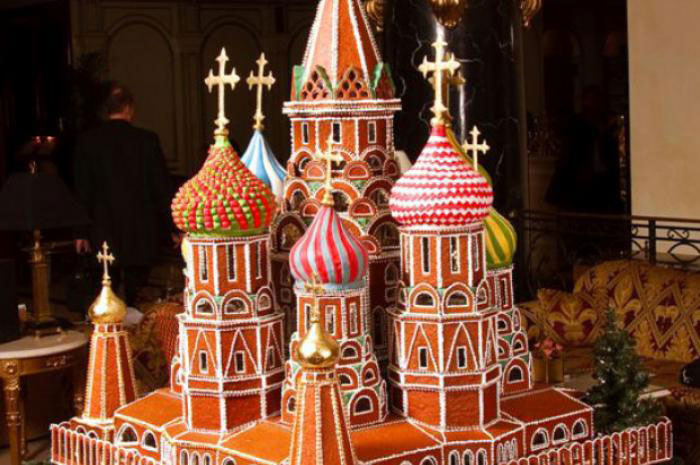 St. Basil's Cathedral in Gingerbread